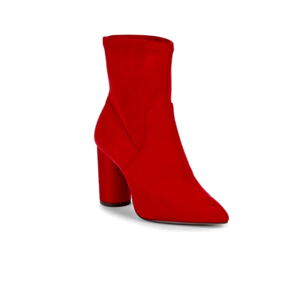 NWT BCBGeneration Red Ally Stretch Booties Sz 5.5